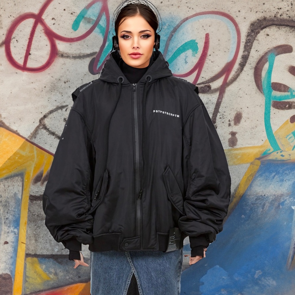 Gorgeous Oversized Jacket Post-Post-Scriptum Unis… - image 2